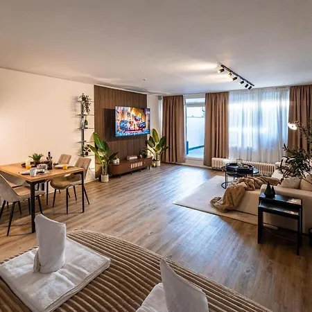 Apartment Business & Auszeit Bei Duesseldorf L Pool L Sauna